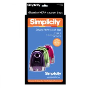 Simplicity TYPE Z HEPA Media Bags (SZH-6)