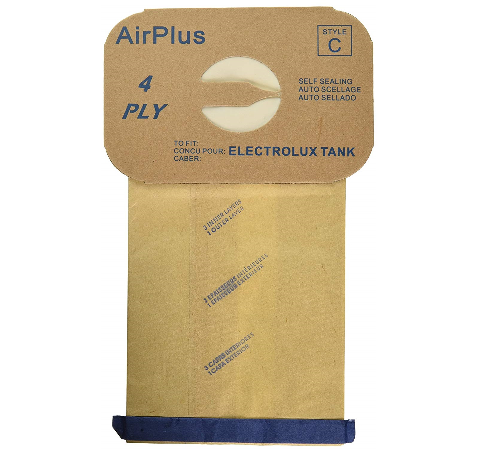 Allergy Paper Bags 4 in Pack EL202G Electrolux Canister Type S Anti 